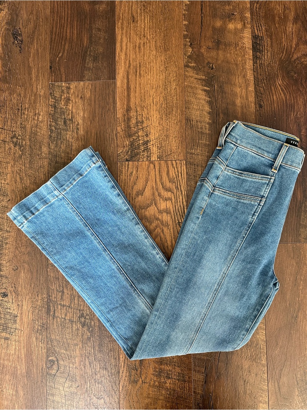 Veronica Beard Carson Ankle Flare High-Rise Jeans Size 25